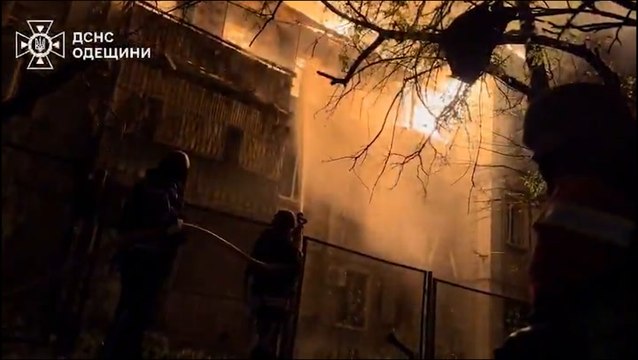 Devastating aftermath of Russian drone attack on Odesa as minerals deal struck