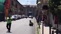 Il Pisa è arrivato all'Arena, il match si avvicina