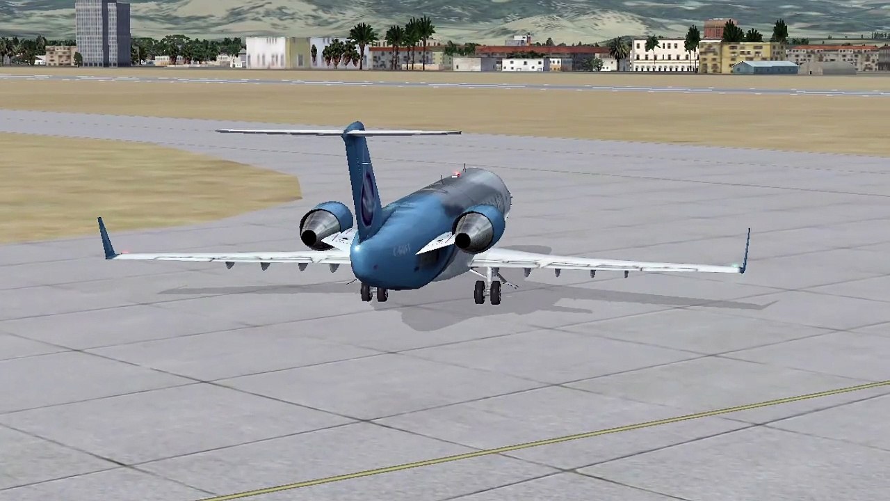 FSX Steam in Bombardier CRJ-200 | Quebecair for Airport Shirak