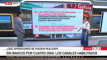 🏧 CUATRO DÍAS SIN BANCOS POR EL FERIADO