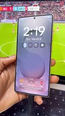 Galaxy S25 Ultra Now Bar EPL Tracker