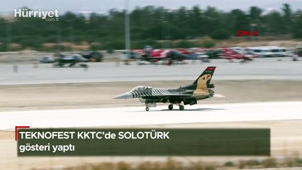 TEKNOFEST KKTC'de SOLOTÜRK gösteri yaptı