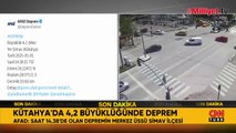 Kütahya'da 4.2 büyüklüğünde deprem
