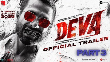 Deva Movie 2024 Ending | Shahid Kapoor Power-Packed Finale | Part 3 HD | Bollywood Action