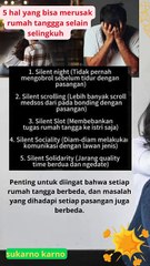 beberapa hal yang bisa merusak rumah tangga selain selingkuh #news #motivasi