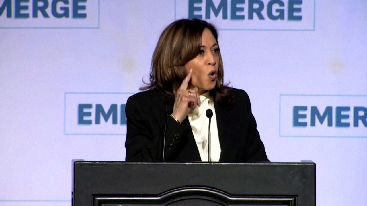 Kamala Harris défend le « courage »  des Américains face à Donald Trump