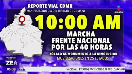 Se espera un jueves caótico en gran parte del país por las marchas del 1 de Mayo