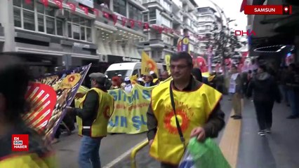 Samsun’da 1 Mayıs coşkuyla kutlandı