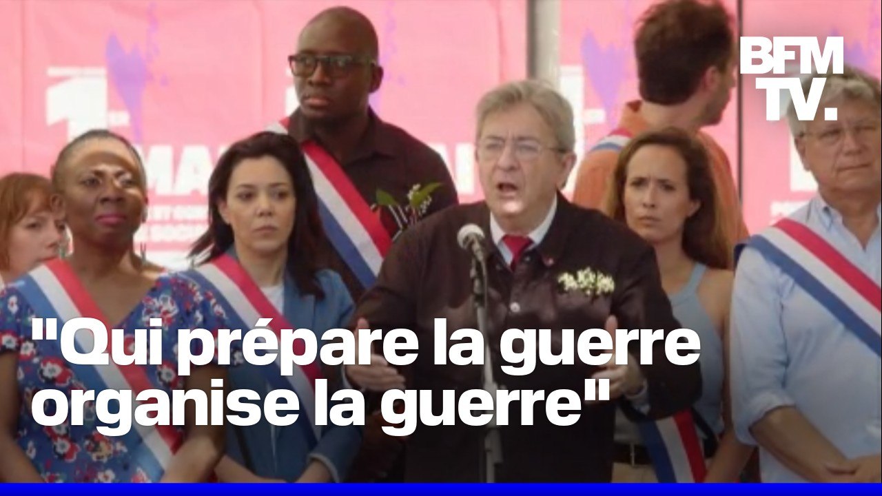 "Le racisme est l'invention des puissants": la prise de parole en intégralité de Jean-Luc Mélenchon le 1er-Mai
