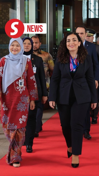 Kosovo President Vjosa Osmani Sadriu arrives in Malaysia for official visit