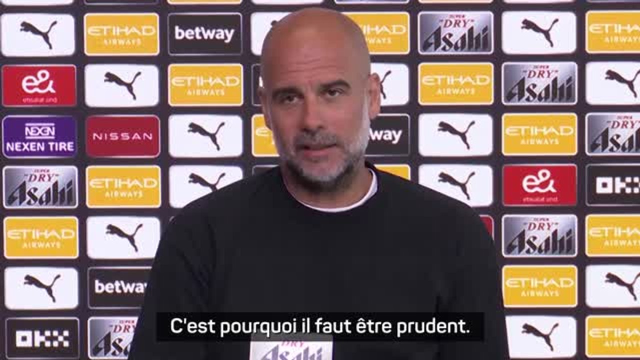 Man. City - Guardiola sur le retour de Rodri : "Il faut être prudent"