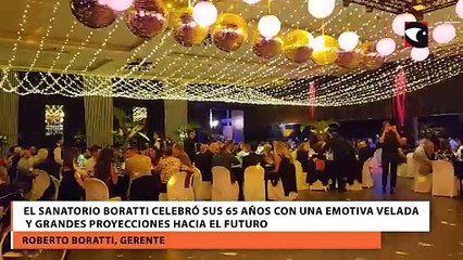 El Sanatorio Boratti celebró sus 65 años con una emotiva velada y grandes proyecciones hacia el futuro