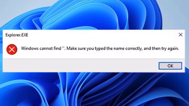 Solved - Windows cannot Find, Make Sure You Typed the Name Correctly, and Then Try Again