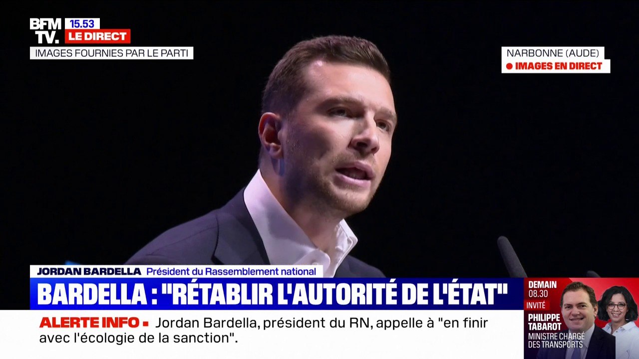 Jordan Bardella annonce vouloir "généraliser les centres éducatifs fermés"