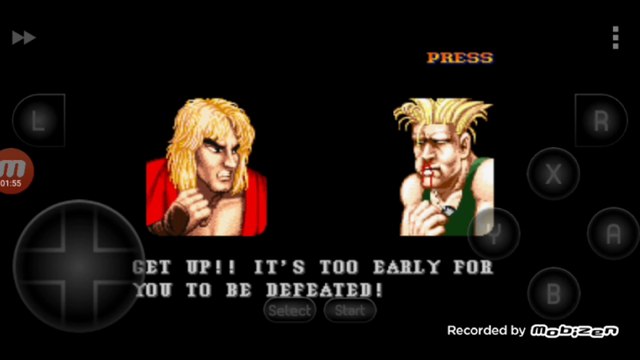 Street Fighter II Turbo: Hyper Fighting Ken vs Guile luta completa