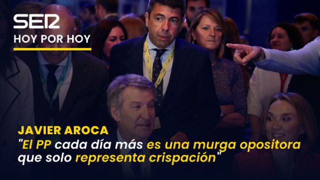 Javier Aroca: La indecencia de Mazón supera todo lo indescriptible