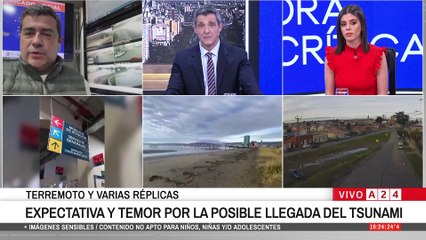📢 ALERTA POR TSUNAMI "POR AHORA ES UNA ALERTA Y NADA MÁS"