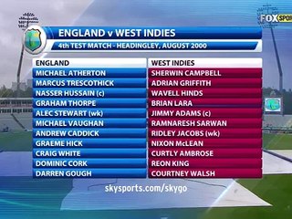 England vs West Indies, 4th Test at Leeds, Aug 17 2000