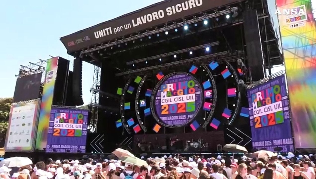 Primo maggio, Leo Gassmann apre il Concertone con 'Bella ciao'