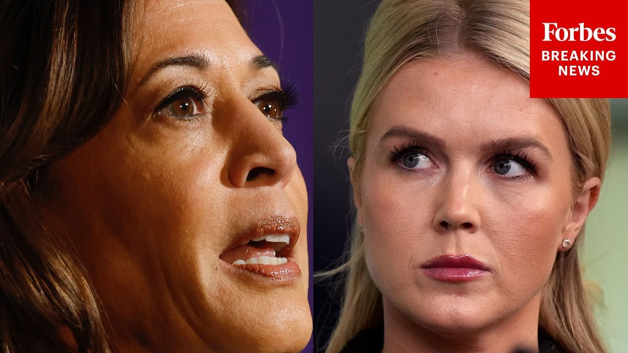 Karoline Leavitt Holds Press Briefing After Kamala Harris Bashes Trump In SF Speech