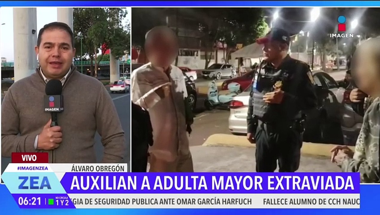Auxilian a adulta mayor extraviada en la alcaldía Álvaro Obregón, CDMX