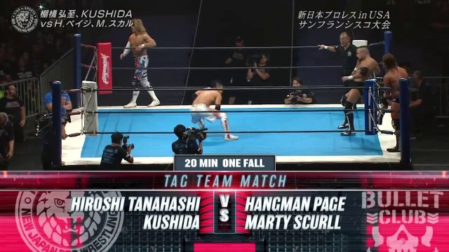 Hangman Page & Marty Scurll vs Hiroshi Tanahashi & KUSHIDA: NJPW G1 Special in San Francisco (7/7/2018)