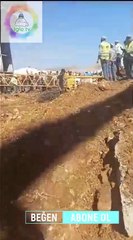 Toki İnşaatında Kule Vinç Devrildi
