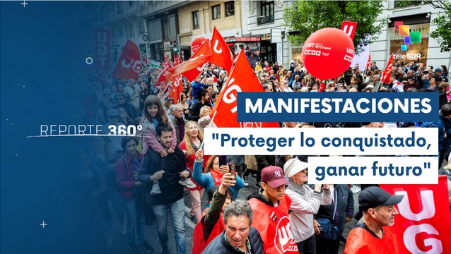 En Madrid miles de personas participan en la manifestación del Primero de Mayo