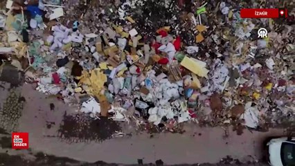 İzmir Buca'da atık ve çöp yığınları isyan ettirdi