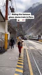 What It's Like Riding the Famous Glass Dome Train in Peru VERTICAL PLAYER