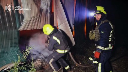 Ataque de drone ucraniano em cidade ocupada pela Rússia