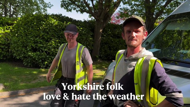 Hot spell hits Yorkshire: Beer gardens, sunbathing, gardening and shade seeking