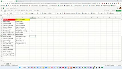 2 Ways To Get Unique values From a Range In Excel - Excel Tips and Tricks