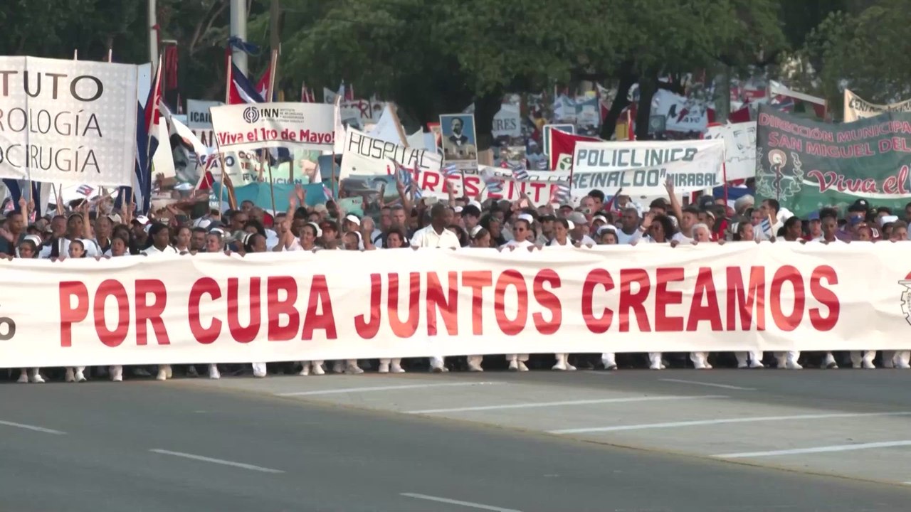 Cuba se echa a las calles con la mira en Estados Unidos: "Todo cubano digno tiene que estar aquí"