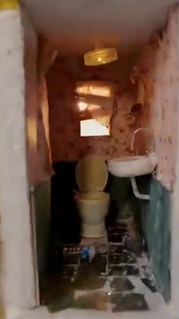 We repaired an old and dusty miniature toilet! Looks fascinating! #miniatures #diy #crafts
