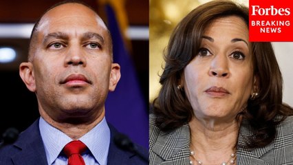 Reporter Asks Hakeem Jeffries If Kamala Harris Will Help Democrats Following Speech Bashing Trump