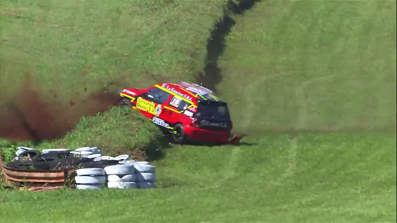 Turismo Pista Misionero 2025 Obera Sprint C3 Lukoski Bustos Big Crash