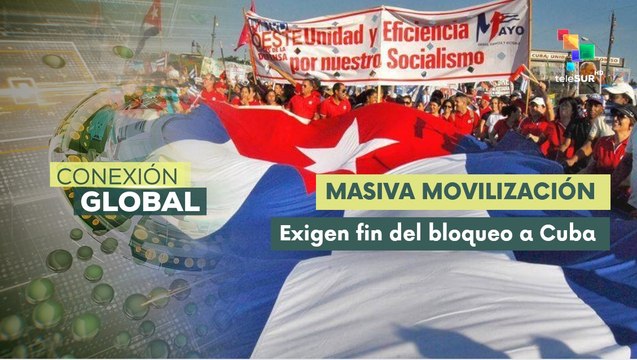 Miles de cubanos se movilizan por el Día del Trabajador