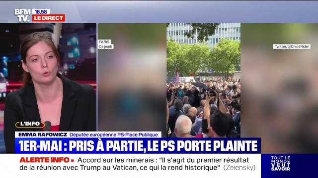 Socialistes attaqués dans le cortège parisien: Ils ont insulté tous les socialistes , dénonce Emma Rafowicz (PS)