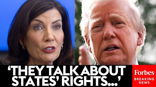 New York Governor Kathy Hochul Slams Trump Admin For Threatening To Cut Funding Over Congestion Pricing