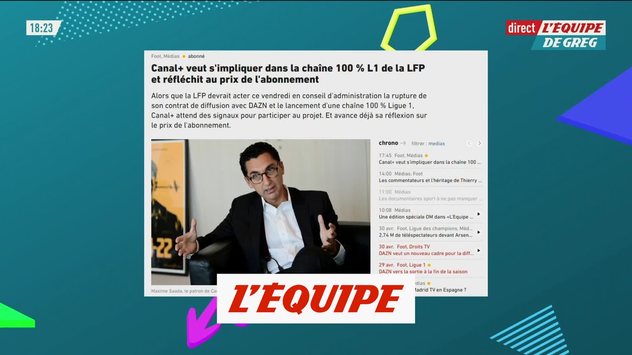 Canal+ veut s'impliquer dans la chaîne 100 % L1 de la LFP  - Foot - Médias