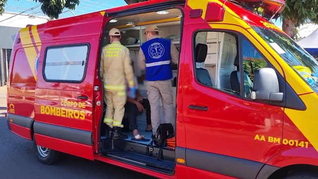 Casal fica ferido em acidente de trânsito no bairro Neva