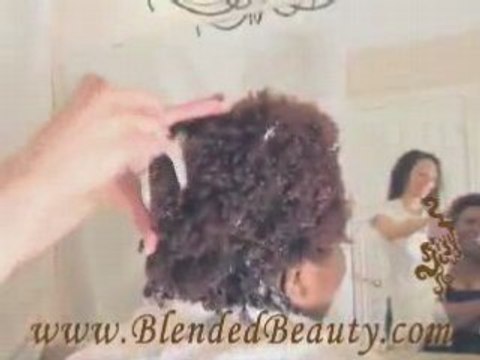 Applying Product to Short Highly Textured Hair