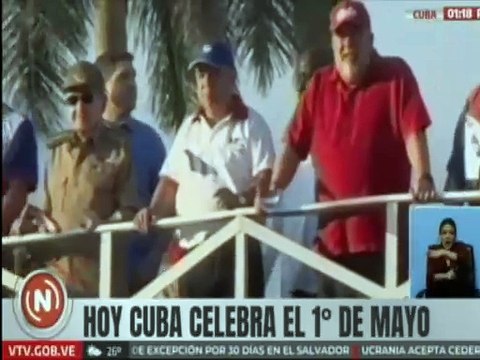 Miles de cubanos se movilizan en celebración del Día Internacional del Trabajador