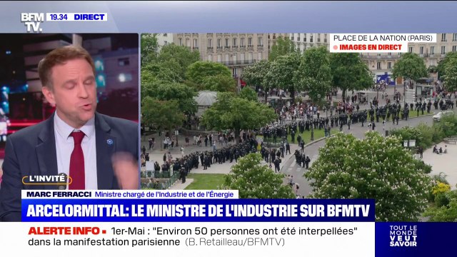 ArcelorMittal: La nationalisation n'est pas à l'ordre du jour , affirme Marc Ferracci, ministre chargé de l'Industrie