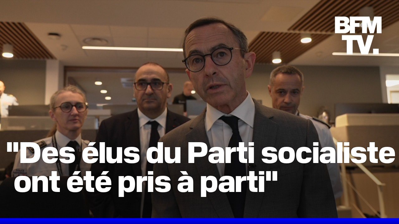 Interpellations, députés exfiltrés: Bruno Retailleau s'exprime au micro de BFMTV après les manifestations du 1er-Mai