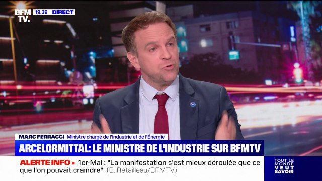 ArcelorMittal: J'irai à Dunkerque quand on aura trouvé des solutions , assure Marc Ferracci, ministre chargé de l'Industrie