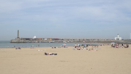 Record breaking heat hits Margate's beaches