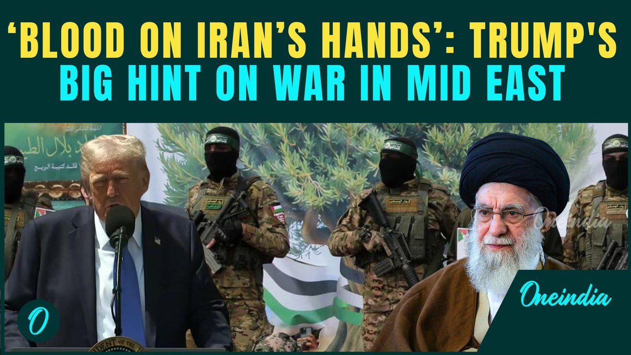 Breaking: Trump Claims Iran Fully Involved In Hamas Oct 7 Attack On Israel Ahead of Netanyahu Meet