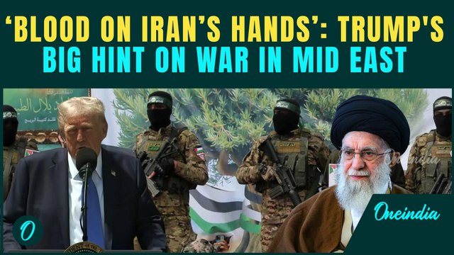 Breaking: Trump Claims Iran Fully Involved In Hamas Oct 7 Attack On Israel Ahead of Netanyahu Meet